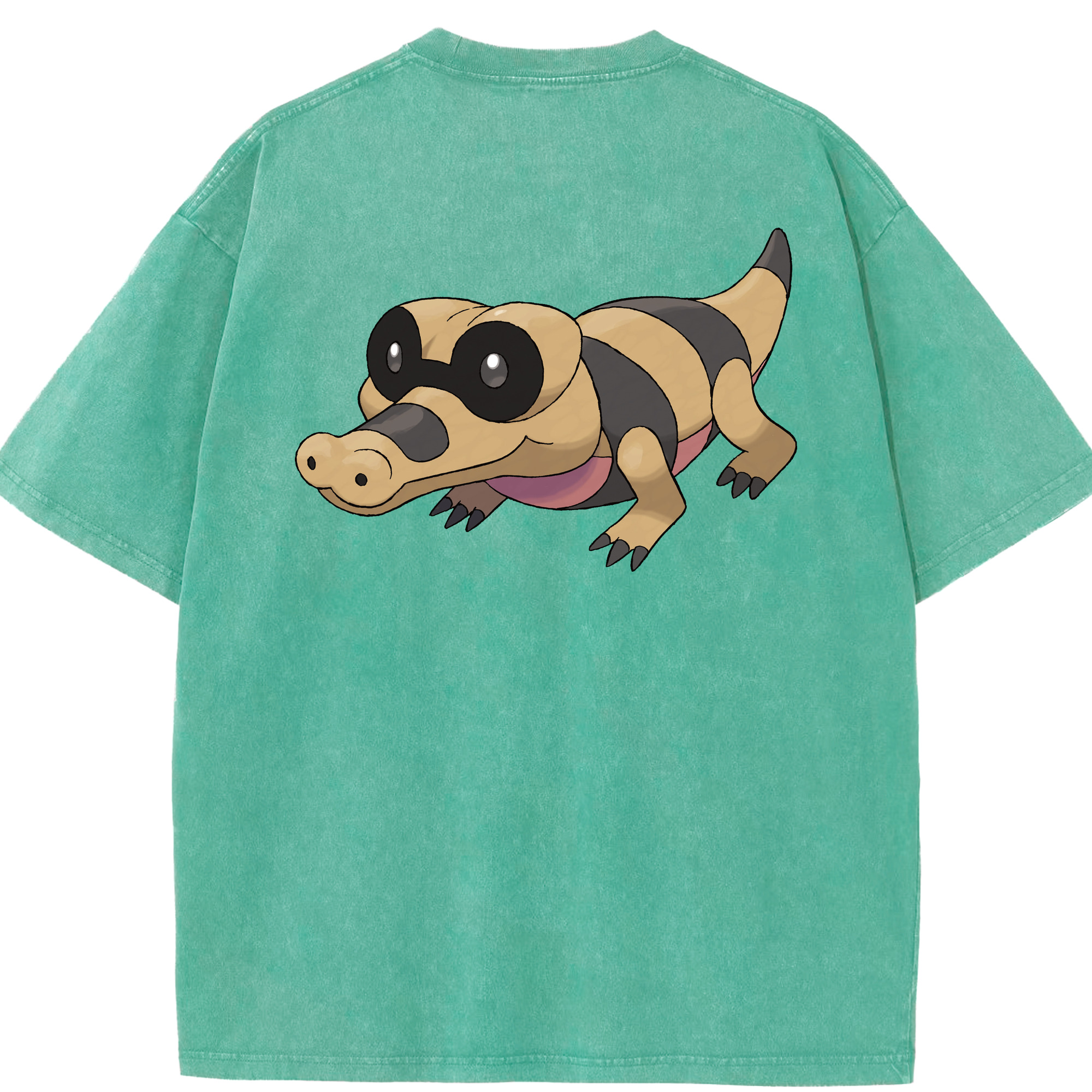 （画像用） ポケットモンスター Pokémon 綿100% ヴィンテージ風 半袖Tシャツ（背面プリント）